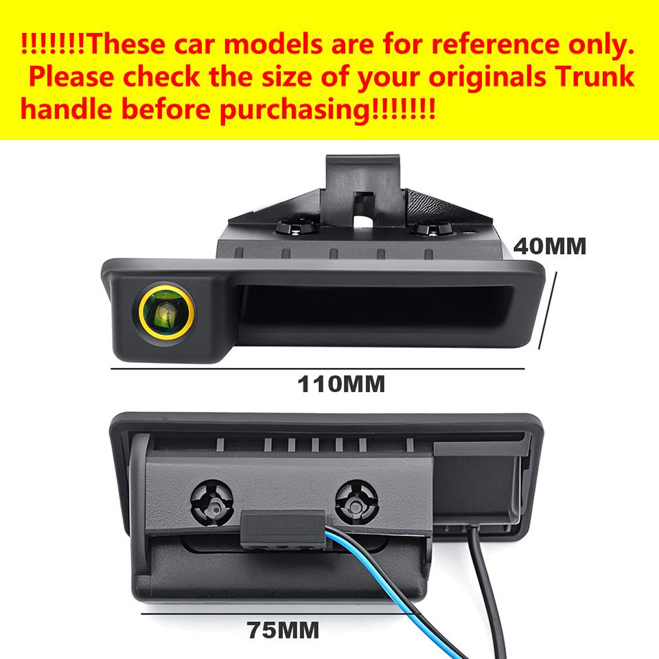 Автомобильная AHD 1080P Камера Заднего Вида Ручка Багажника Для BMW E60 E39 E90 E82 E61 X1 E84 X5 E70 E92 E91 3/5 Серии E88 E93 X6 Автомобиля