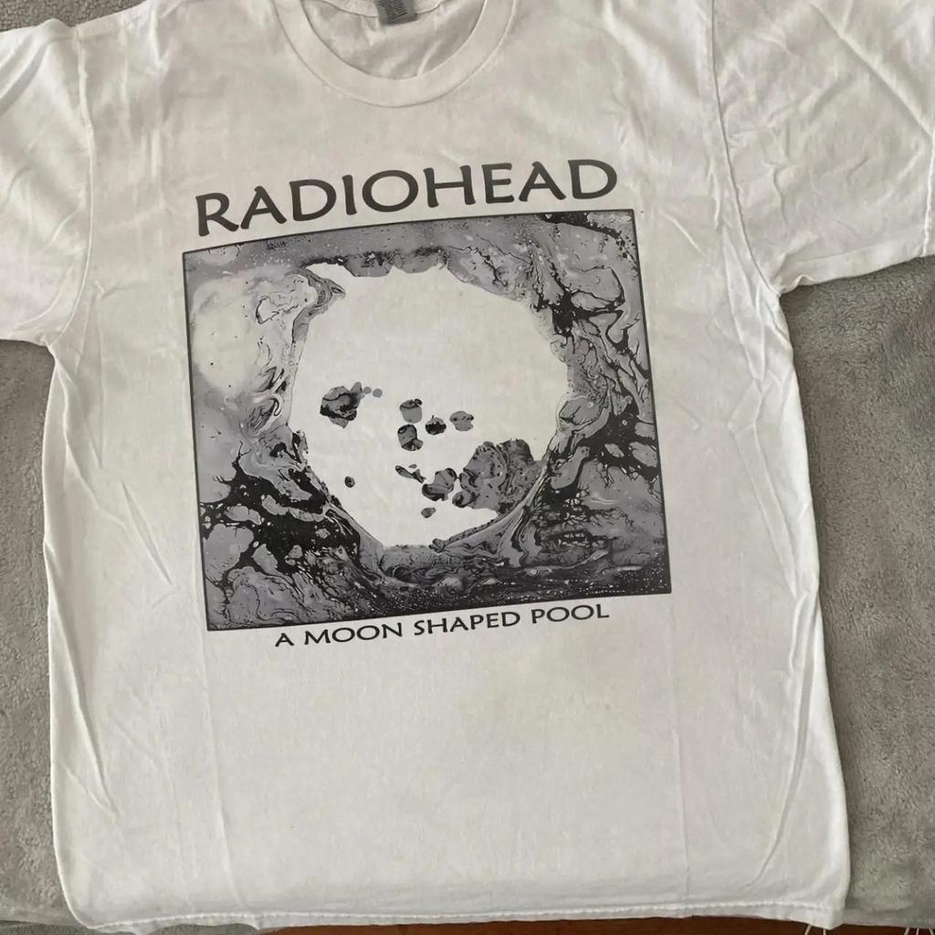 Винтажная унисекс футболка Radiohead 'The Bend' с уникальным художественным дизайном