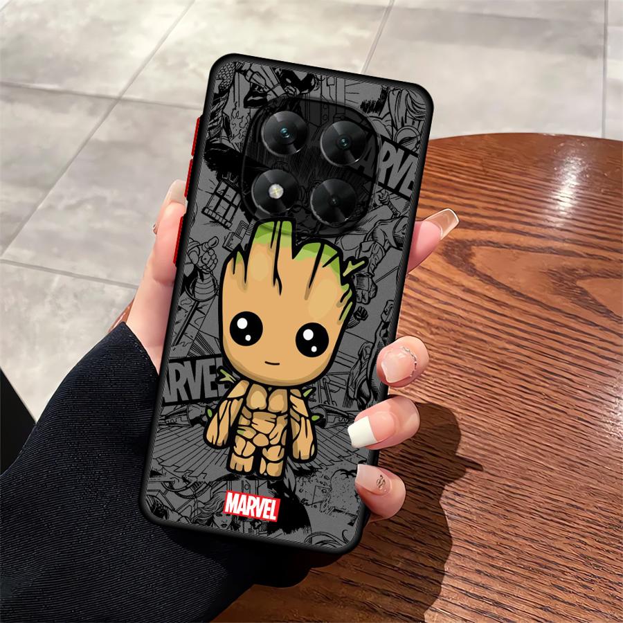 Мультяшный Человек-паук Гроот Marvel Чехол для телефона для Xiaomi Redmi Note 14 A4 12 13C 9S 11 10 13 Pro Plus 14C