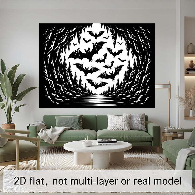 Party Backdrop Black White Flat Banners Cave Celebrations Wedding Enthusiasts Photo Booth Decor Front Door Decor