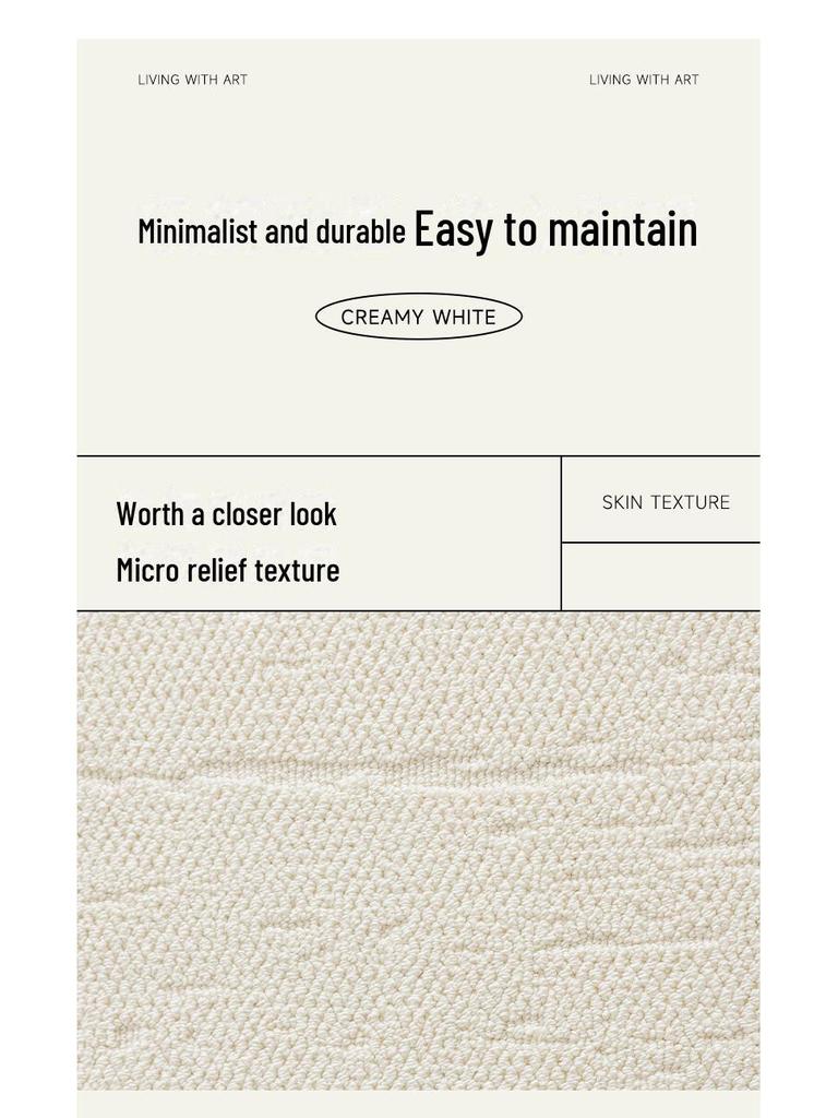 2024 Waterproof Anti-Fouling Washable Diatom Silk Sofa Carpet for Living Room - Light Luxury Autumn/Winter Edition