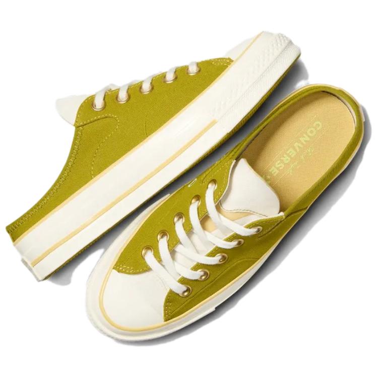Converse Chuck 70 Mule Удобные Прочные Тапочки с Закрытым Носком Женские тапочки Зеленый A10077C