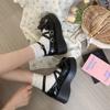 Ladies Shoes 2024 Mary Janes Women's High Heels Buckle Strap Dress Sandals Pumps Women New Butterfly-knot Heels Women