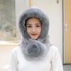 Winter Thick Warm Faux Fur Women Fashion Outdoor Russian Snow Hat Caps Ski Hat