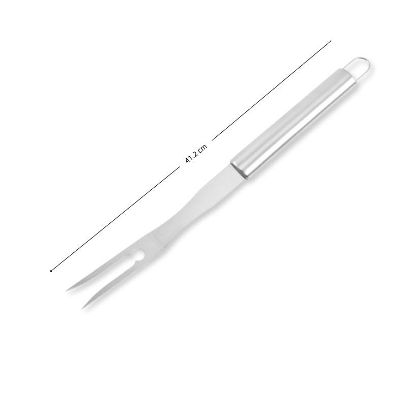 Щипцы для гриля из нержавеющей стали Корейские щипцы для барбекю Кухонные пинцеты Длинный захват и вилка для говядины на гриле Кухонные аксессуары