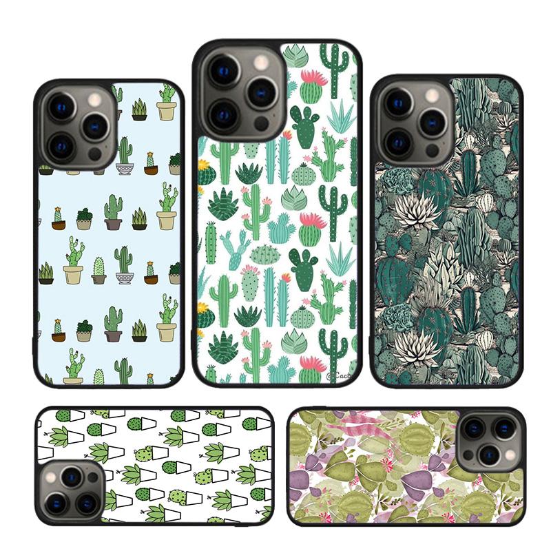 Чехол для телефона Суккуленты и Кактус Для iPhone 17 Air 16 15 14 plus 12 13 pro max coque Оболочка Fundas