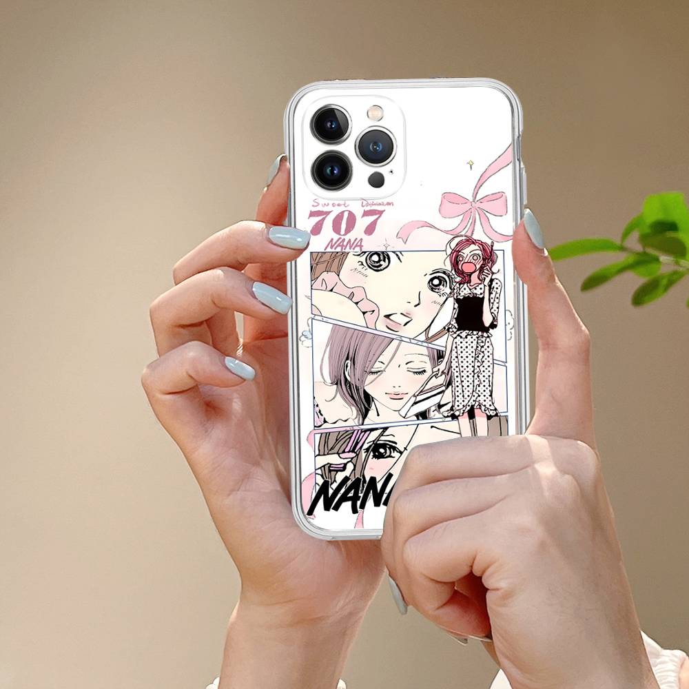 Чехол для телефона с комиксами Осаки Нана для iPhone 17 16 15 14 11 12 13 Mini Pro XS Max Plus Funda Shell