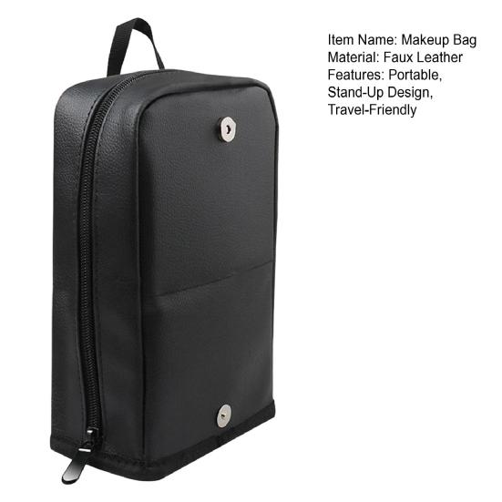 Вертикальная косметичка Водонепроницаемый Портативный Органайзер для кистей для макияжа Большая Вместимость Стоячая косметичка для Путешествий Деловых Поездок