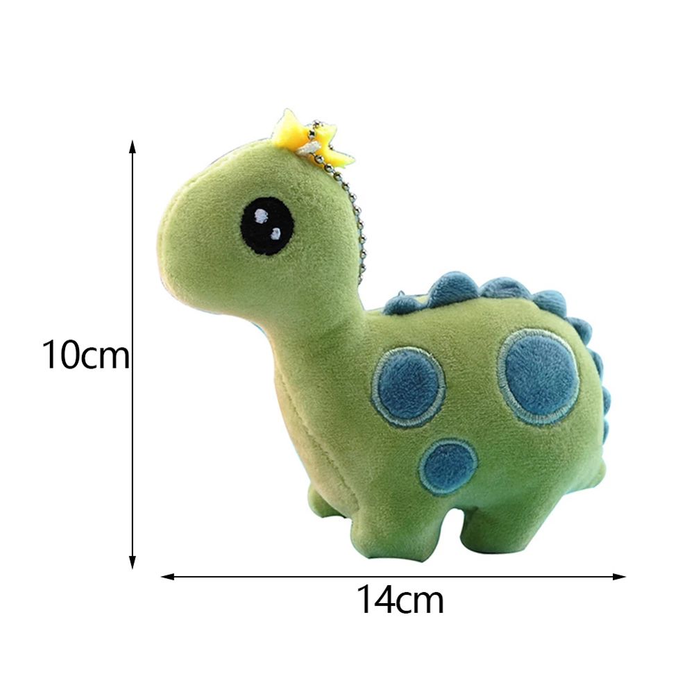 Cute Animal Dolls Keyring Cartoon Soft Toy Stuffed Toy Plush Pendant Dragon Doll Dinosaur Plush Toy