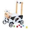 Toy Walker Ride Cow DX Push Wooden Educational 1st Birthday Gift for Boys and Girls Edutē I'm & Cart, Toy,
