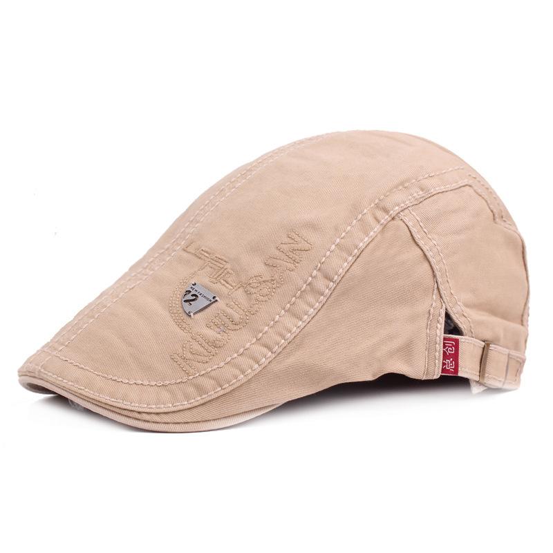 Cotton Forward Cap Men's Beret Casual Sun Hat  Duck Tongue Cap Female Cap