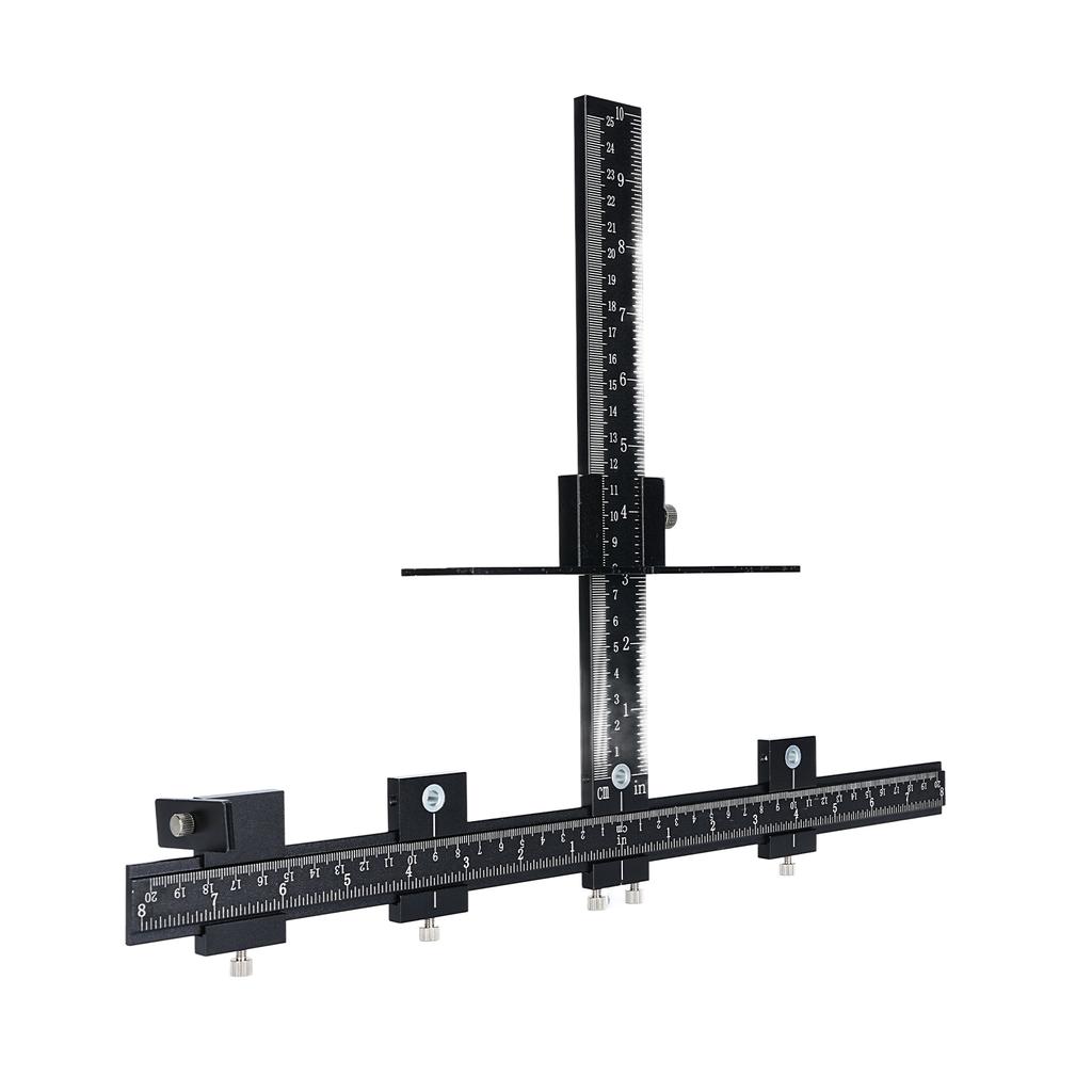 Шаблон для установки мебельной фурнитуры из алюминиевого сплава, точный шаблон для ручек шкафов, инструмент, пуансон, кондуктор для сверления