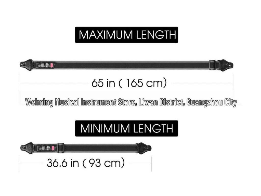 Ремень для акустической и электрогитары с цветными нейлоновыми медиаторами