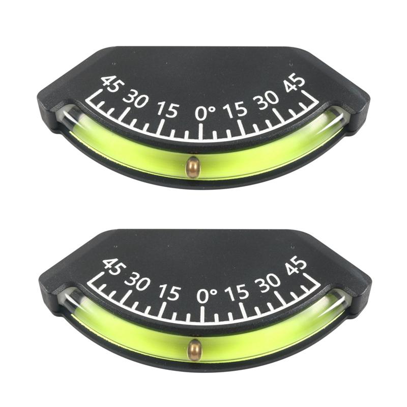 A03Z-Уровень для автодома, грузовика, транспортного средства, уровень для прицепа, инклинометр высокой четкости, инклинометр 2 шт.