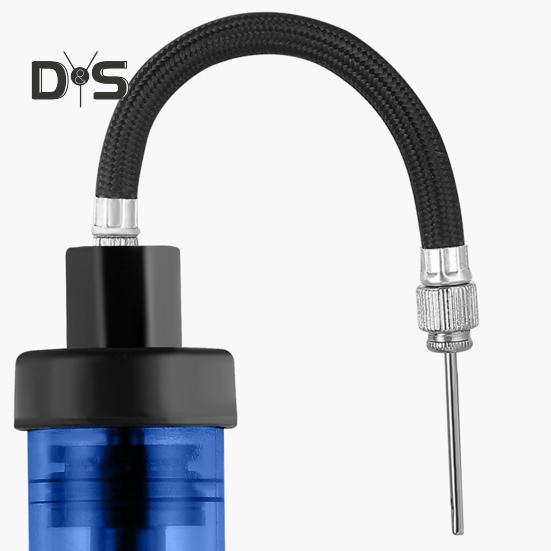 Насос для мячей, спортивный воздушный насос для мячей, портативный ручной насос с гибким шлангом для баскетбольных, футбольных, йога-мячей, плавательных колец, воздушных шаров