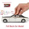 1:32 Alloy Collectible Black Rolls Royce Phantom Toy Pull Back Vehicles Diecast Model Car