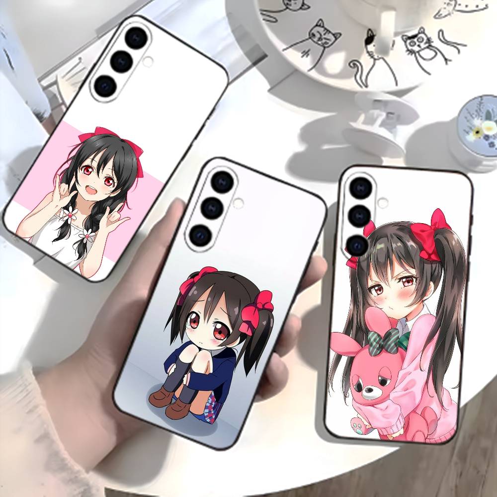 Love Live-Yazawa Nico Чехол для телефона Samsung Galaxy A73,A21s,A22,A31,A52,A53,A71,A41 Мягкий черный корпус