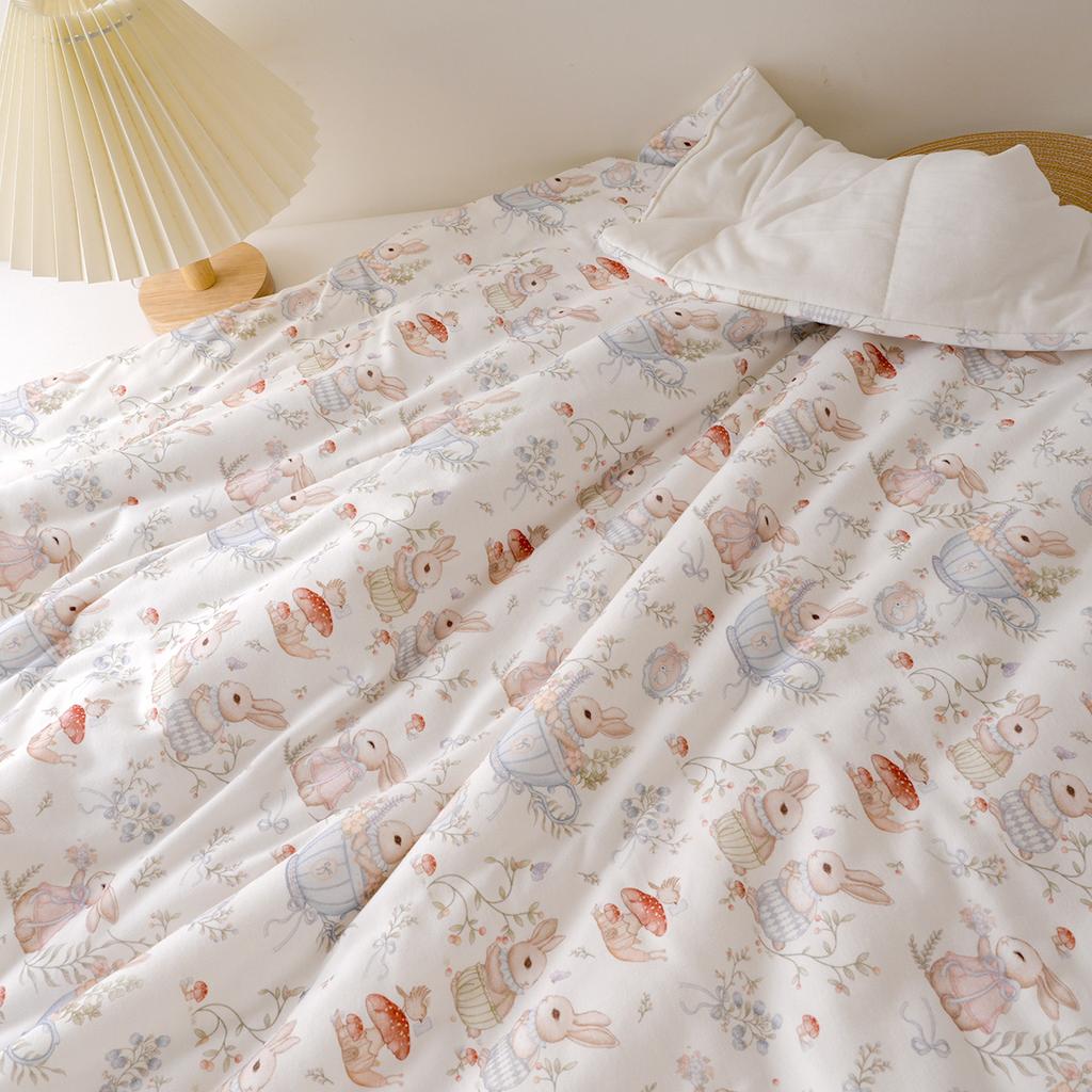 Four Seasons Thickened Newborn Quilt Baby Blanket Soft Comfortable Children Nap Cover Bed Blanket Cotton Infant Quilt 100X120CM