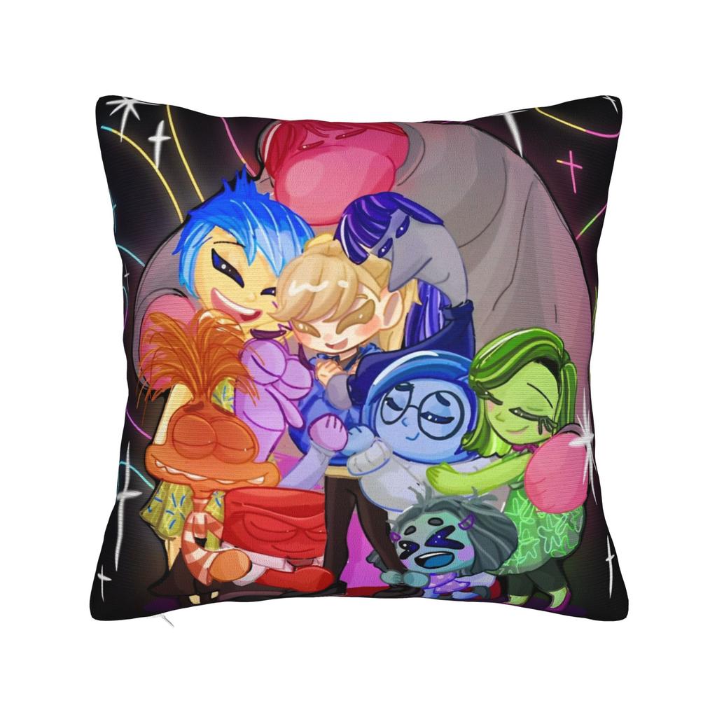 Explosion of Emotions Premium Scoop Square Pillow Cases Insides Outs Cushion Covers Fashion Decorative Pillowcover for Home