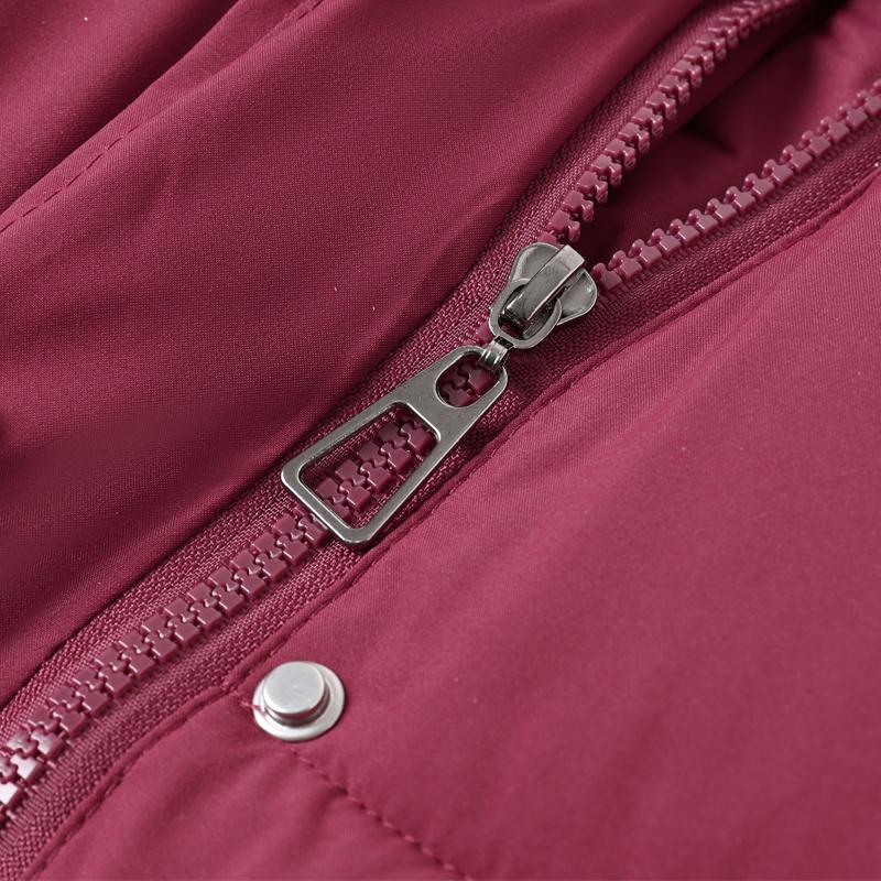Большие размеры XL-6XL Зимние длинные пальто для женщин среднего возраста с капюшоном, элегантные, толстые, теплые парки с вышивкой, женские куртки