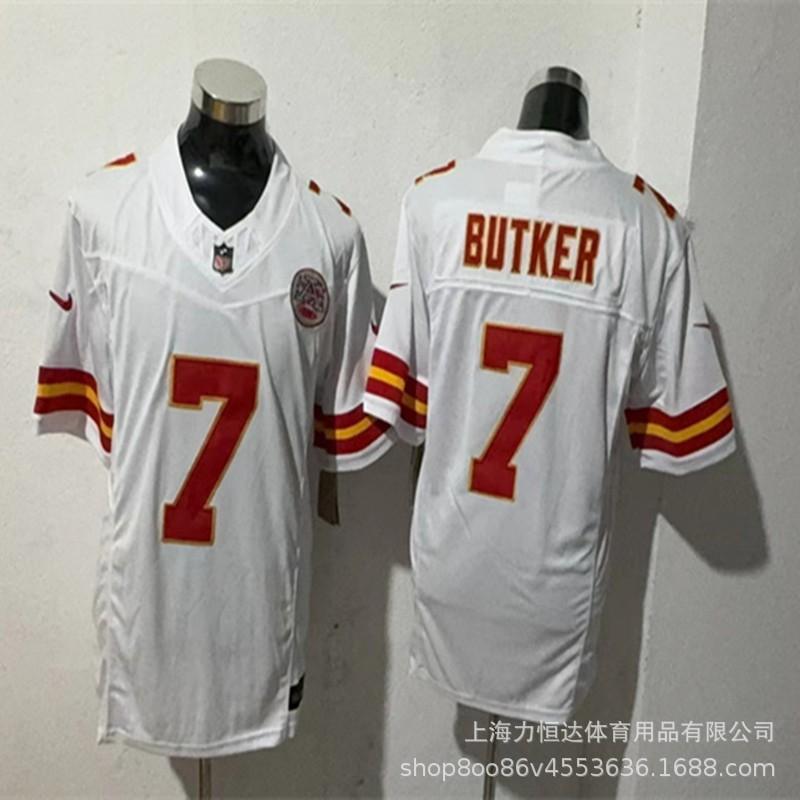 American Football Jersey 15 MAHOMES 87 KELCE Embroidered Team Uniform Sports