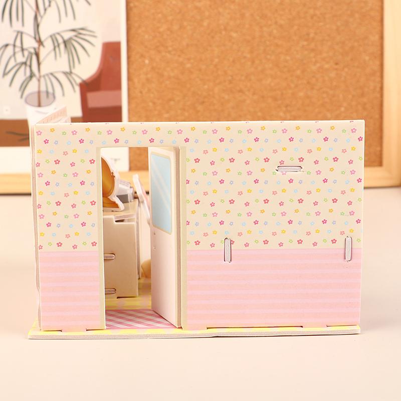 Картонный пазл 3D Дом Комната Магазины Модель Головоломка Игрушки Дети Самодельные Сборные Игрушки