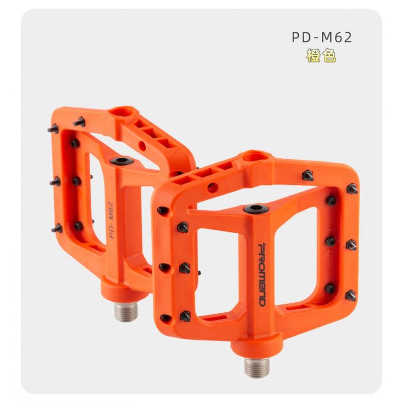 PD-M62 Mountain Bike Pedals With 3 Sealed Cartridge Bearings Nylon Body CrMo Steel Spindle MTB Road Folding Touring Bikes