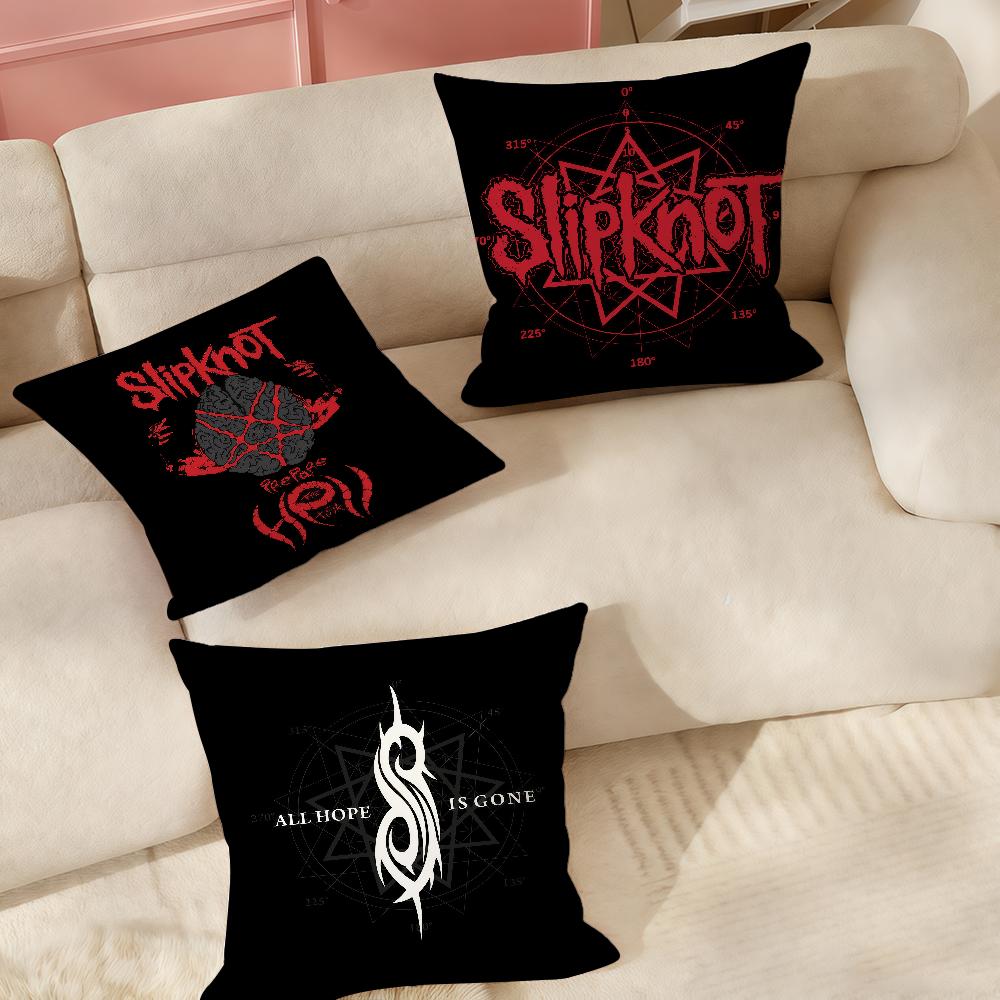 Наволочка для подушки Slipknot Heavy Mental Music Подходит для спален, гостиных, автомобилей, домашнего декора