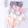5Pcs/Set Cotton Women Panties Breathable Underwear Cute Bow Girls Briefs Low Waist Underpants