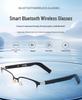 Smart Touch AI Bluetooth Glasses with Metal Frame and Thin Legs for Calls and Music.
