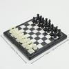 Compact Folding Magnetic Chess Set for Adults & Kids - Portable International Travel Edition