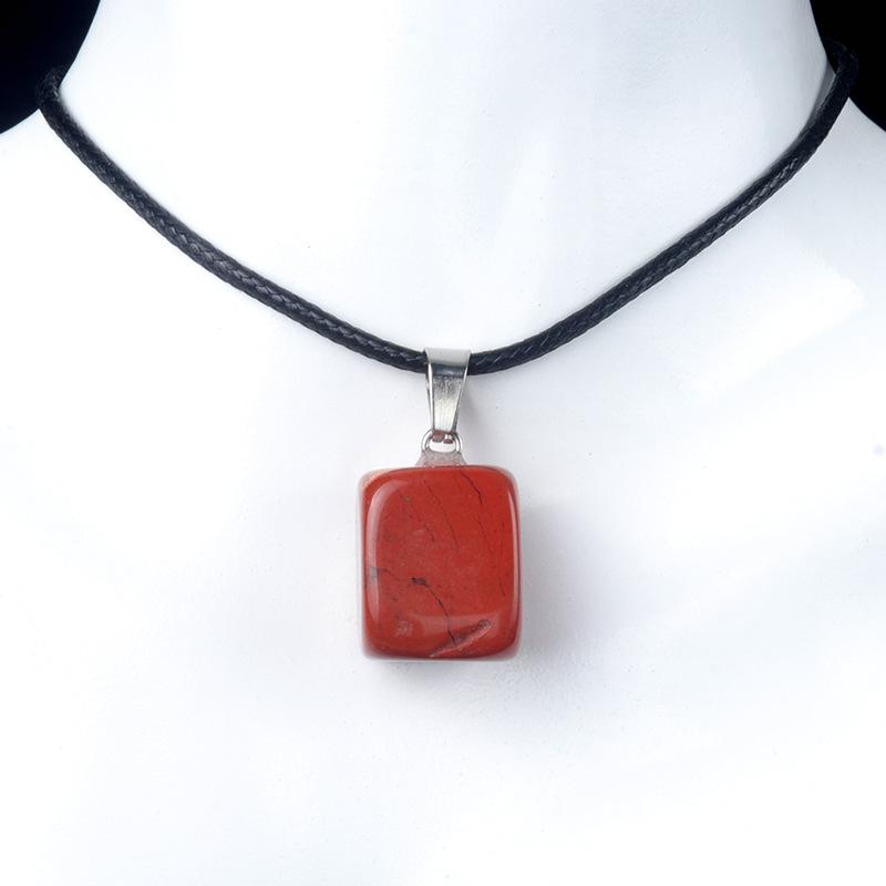 5 шт./компл. разноцветный натуральный камень кристалл нерегулярный маленький квадратный кулон тигровый глаз кварц амулеты для изготовления ювелирных изделий своими руками ожерелье серьги