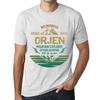 Men’s Vintage Tee Shirt Graphic T Shirt Mountain Explorer ORJEN Vintage White