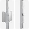 Embedded Fence Post 5 pcs Silver 160 cm