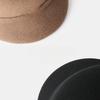 2022 New Women's Autumn/Winter Black Wool Beret - Trendy Korean Duckbill Cap, Face-Revealing, All-Match Style
