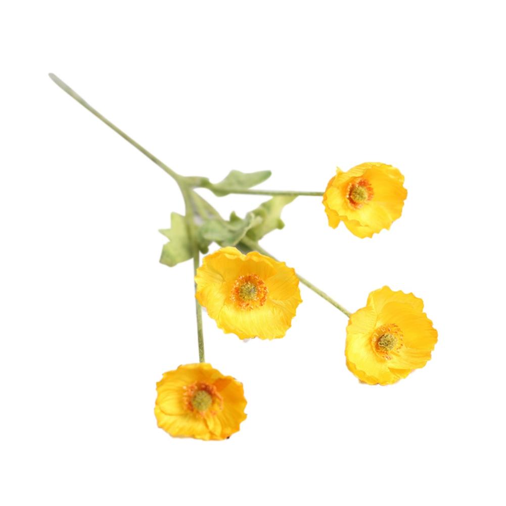 1 шт. Красивые искусственные цветы из шелка для сада, свадьбы, имитации цветов, букеты, искусственные цветы, мак, самосейка, домашний декор