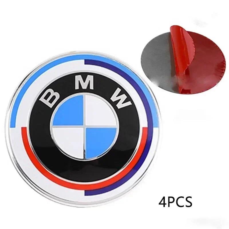 2026 Hot KK 56/60/65/70mm Car Badge Wheel Center Cover Stickers Hub Caps Decal BMW M Z4 M3 M5 M6 X3 E46 E90 E39 F10 F20 F30 G20 E60 X6