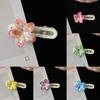 10Pcs Sweet Printed Flower Hair Claw For Women Girls Exquisite Hair Clip Versatile Trendy Hair Accessories Gifts