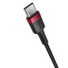 Baseus Cafule Usb-C / Usb-C Cable 100W 1 M - Red-Black And Black-Gray (2 Pcs.)