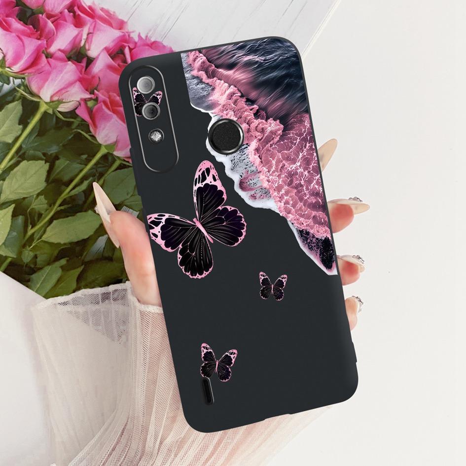 Чехол для Itel A56 Pro Ударопрочный Силиконовый Модный Бабочка Мягкий ТПУ Funda Задняя Крышка Телефона Для Itel A26 A37 A 56 ItelA56 Бампер