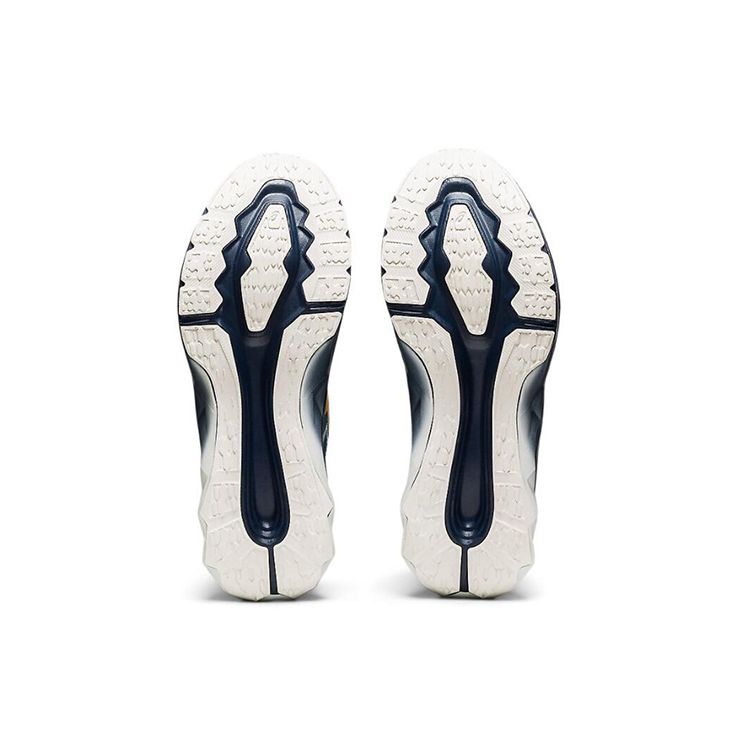 Asics Женские беговые кроссовки Novablast 1 Pixel Noise French Blue Champagne 1012B006-400
