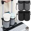 1PC Luggage Travel Cup Holder Oxford Cloth Free Hand Luggage Drink Bag Portable Travel Cup Storage Bag Fits All Suitcase Handles
