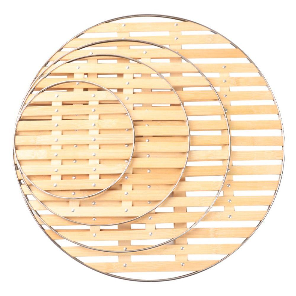 Водонепроницаемый поднос для варки на пару, бамбуковая решетка, подставка для варки на пару, корзина для варки на пару