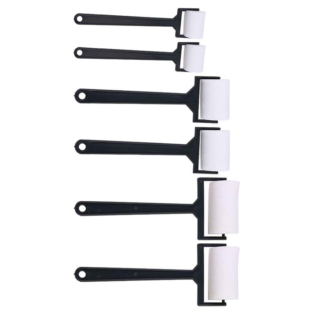 Губчатый малярный валик Валик Малярный валик Губчатая кисть Легкий пластиковый губчатый Белый 6 шт. Для детей Рисовать