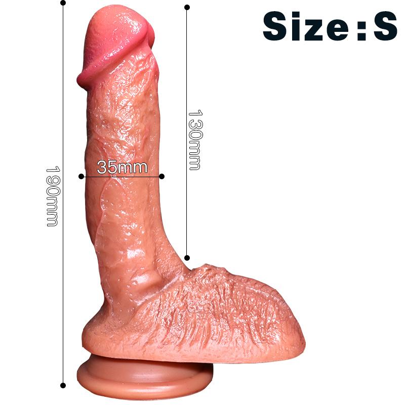 Hammer двойной жидкий силиконовый искусственный пенис для макияжа, женский мастурбатор, толстый пенис для длительного отпуска, сексуальные принадлежности для взрослых