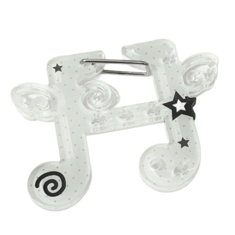 Акриловый карабин с музыкальными нотами, мультяшный кулон с котиками, брелок, подвеска для сумки, украшение для женщин и студентов