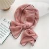 Solid Color Lace Neckerchief Long Scarfs Ribbon Wrist Basic Versatile Thin Head Scarf For Women Simple Headband Fashion Hairband
