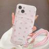 Butterfly Lanyard Phone Case For VIVO V50 V40 V30 Pro Y36 Y03 Y20 Y04 Y18 Y28S Y20 Y02 Y33S Y17S Y21 Y35 Y100 Y15S Y02S cover