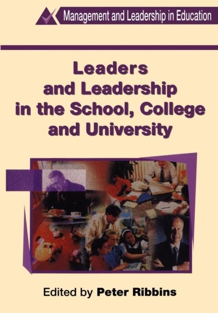 Книга Leaders and Leadership In Schools