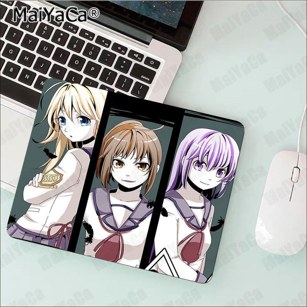Коврик для мыши Angel Beats Аниме Резиновый Маленький Утолщенный Коврик для мыши Игровой Клавиатурный Настольный Коврик Канцелярские Товары Декор Комнаты Коврик для мыши